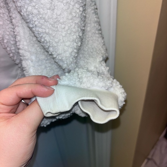 Adidas Sherpa Fleece Zip-Up Hoodie | Women’s L - Picture 6 of 10